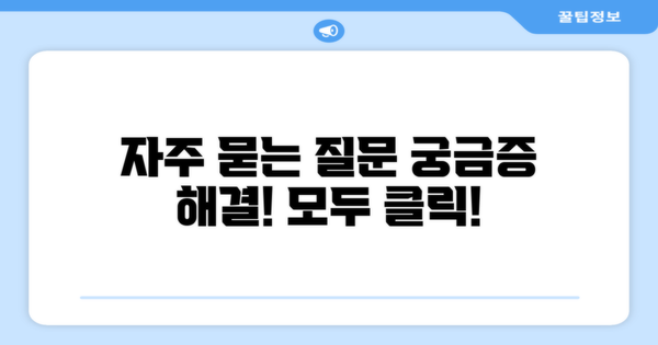 자주 묻는 질문